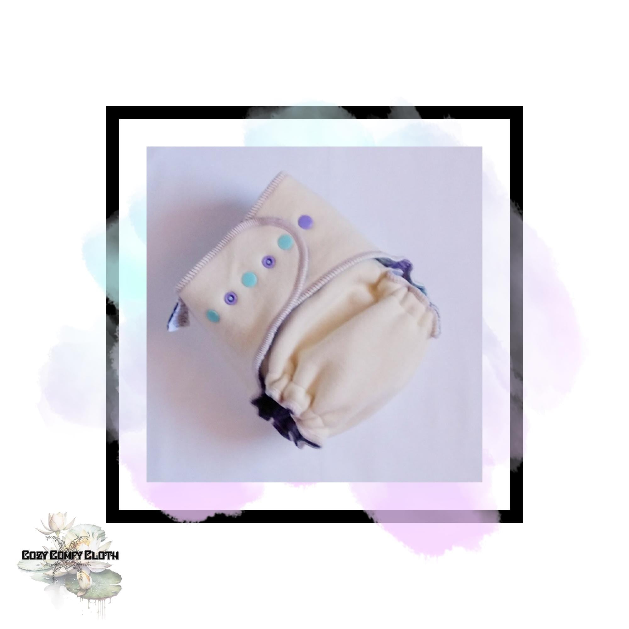 Made To Order Complete Wool Cloth Diaper: One Size, wool, bamboo hemp Insert