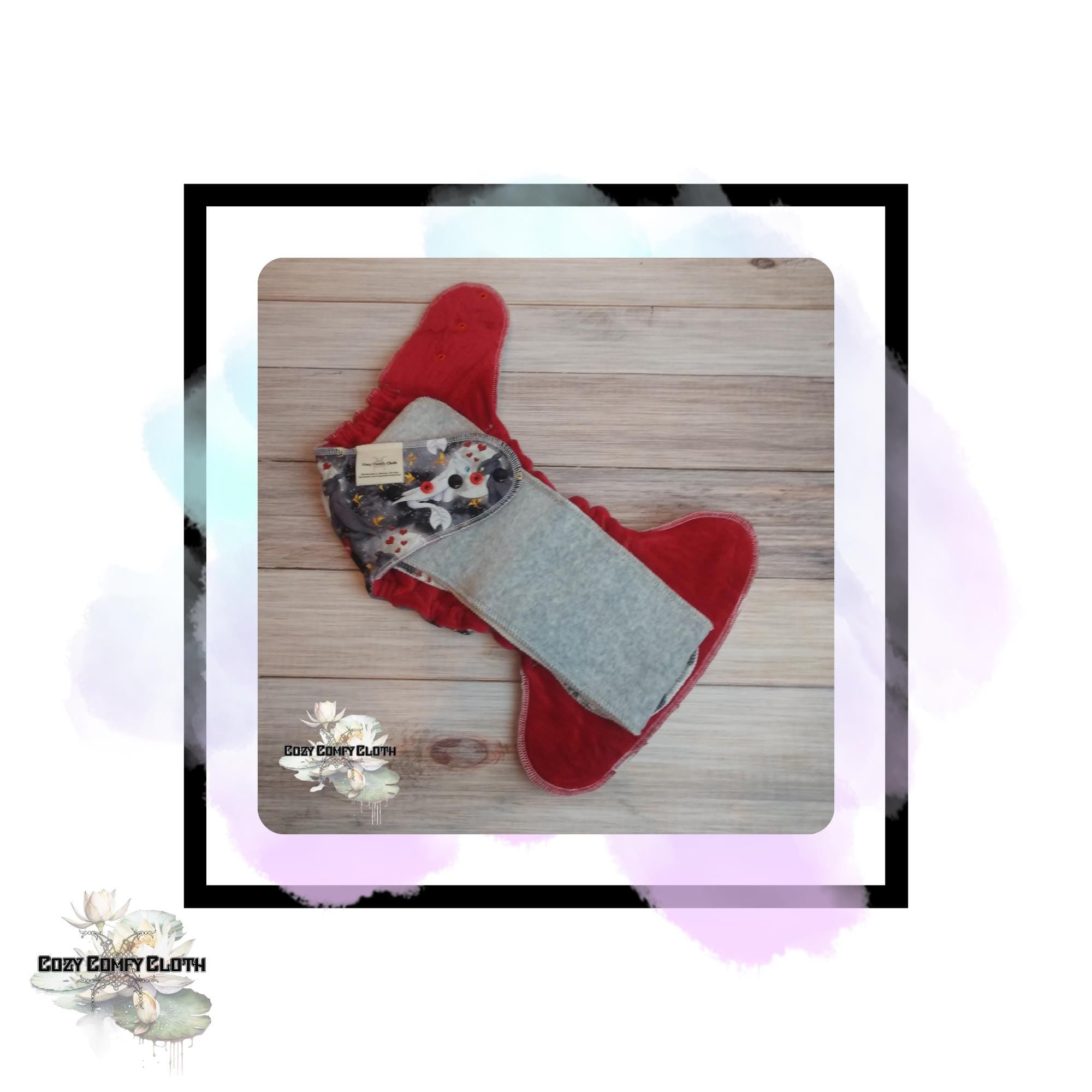 HTTYD Cloth Diaper: Custom One Size, Windpro Fleece Hybrid Fitted