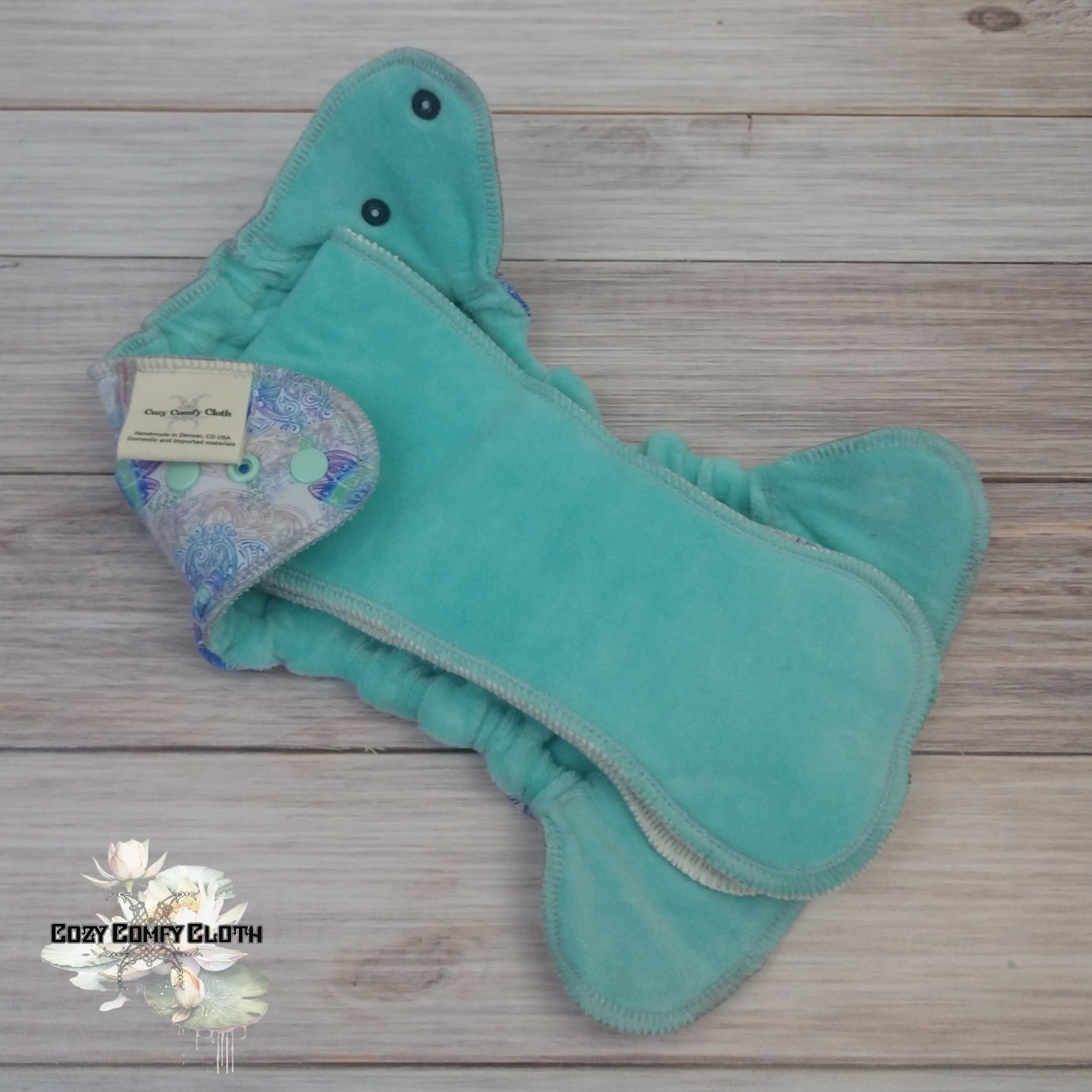 Dragonfly Newborn Cloth Diaper: Windpro Fleece Hybrid Nappy