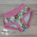 Size 8 Girls Cotton Lycra Underwear: Handmade Kids Briefs