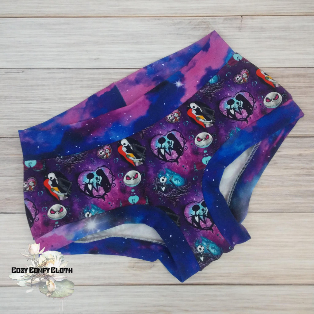 Size Sm Women's Cotton Lycra Boyshorts: Handmade Underwear