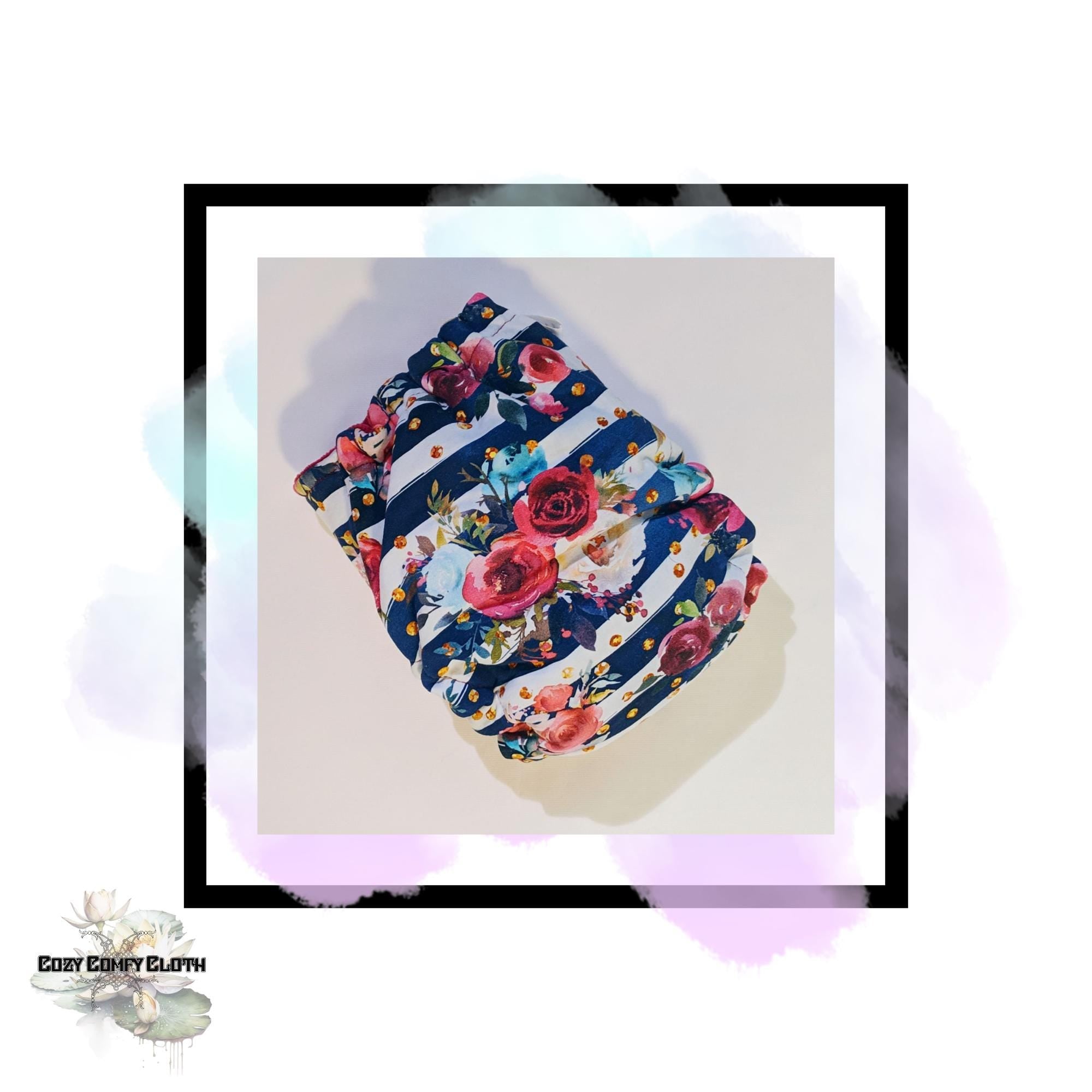 Made To Order Cloth Diaper: Windpro Fleece Hybrid Fitted Nappy, Hemp Insert