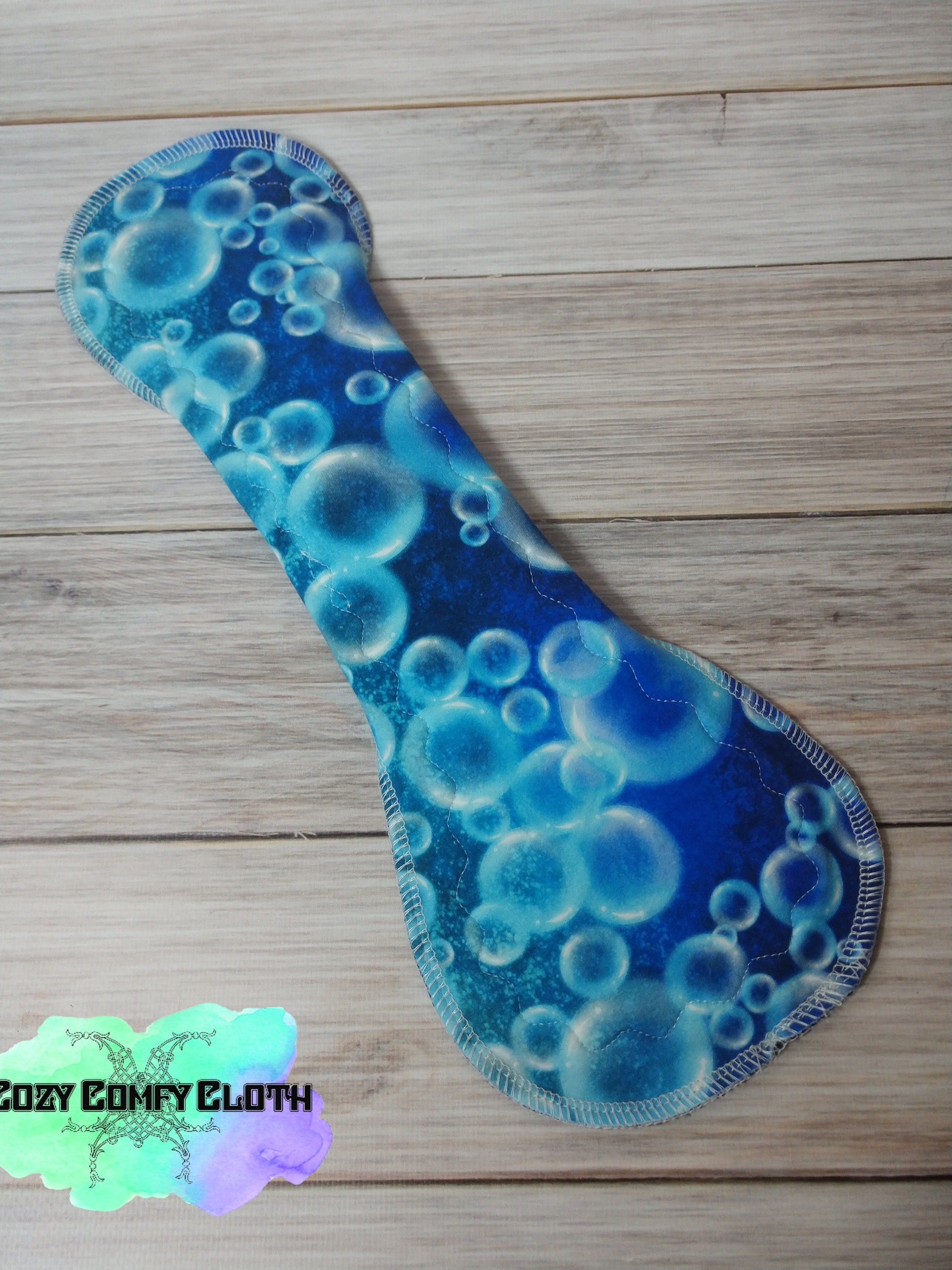 Bubbles Blue Cloth Pad