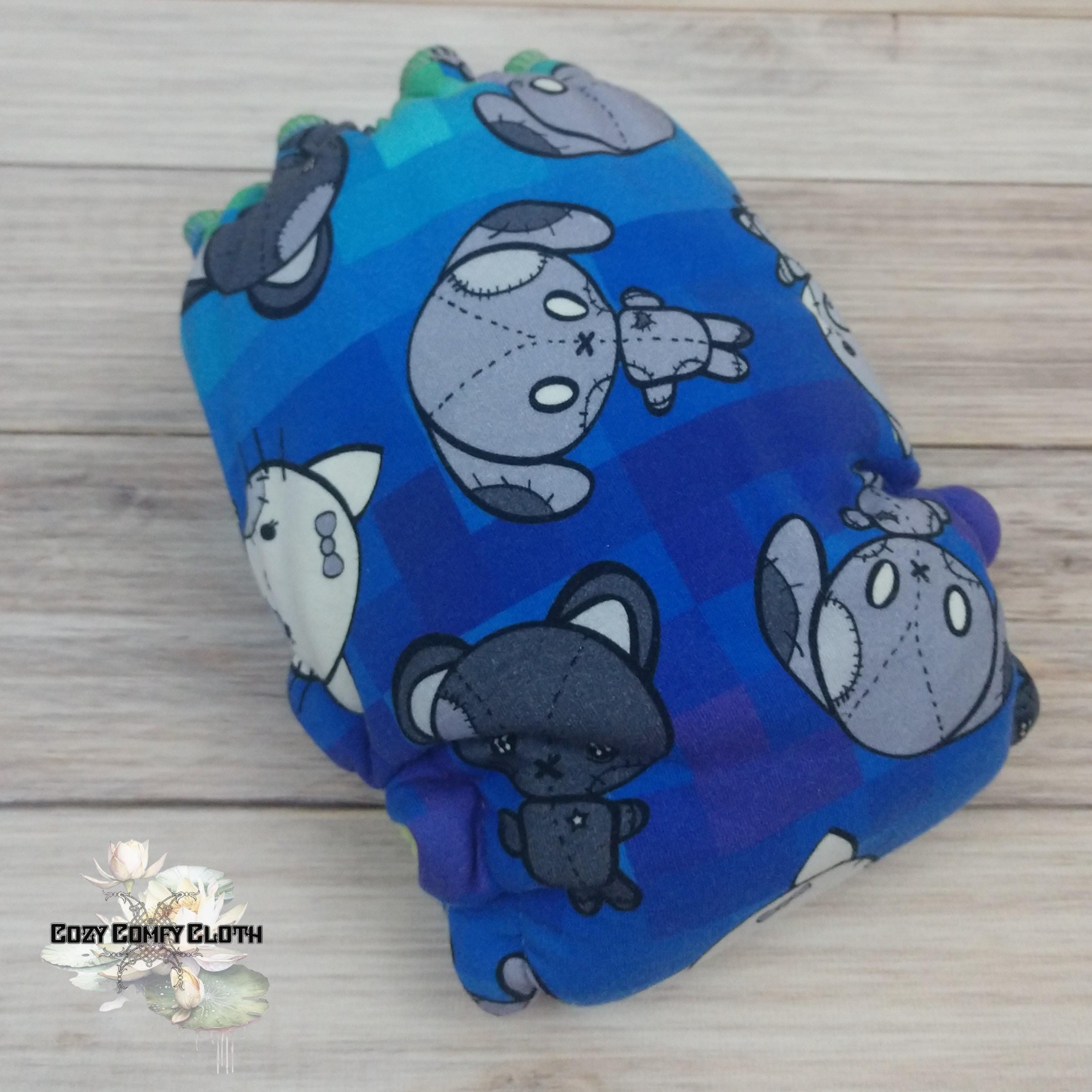 Stitchkins Hybrid Fitted Cloth Diaper: Windpro Fleece, Bamboo Insert