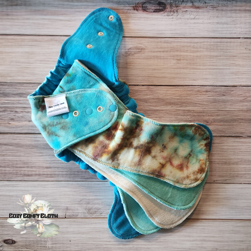 MADE TO ORDER Hand Dyed One Size Hybrid Fitted