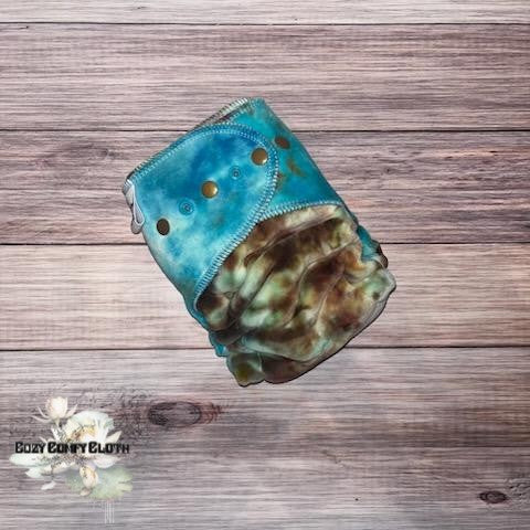 Hand Dyed One Size Bamboo Fitted