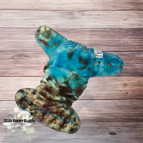 Hand Dyed One Size Bamboo Fitted